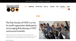 Desktop Screenshot of flutesocietynsw.org.au